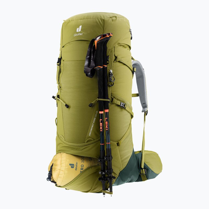 Trekový batoh deuter Aircontact Core 50+10 l cactus/ivy 7