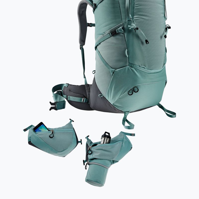 Dámský trekingový batoh deuter Aircontact Core 55+10 l SL jade/graphite 9