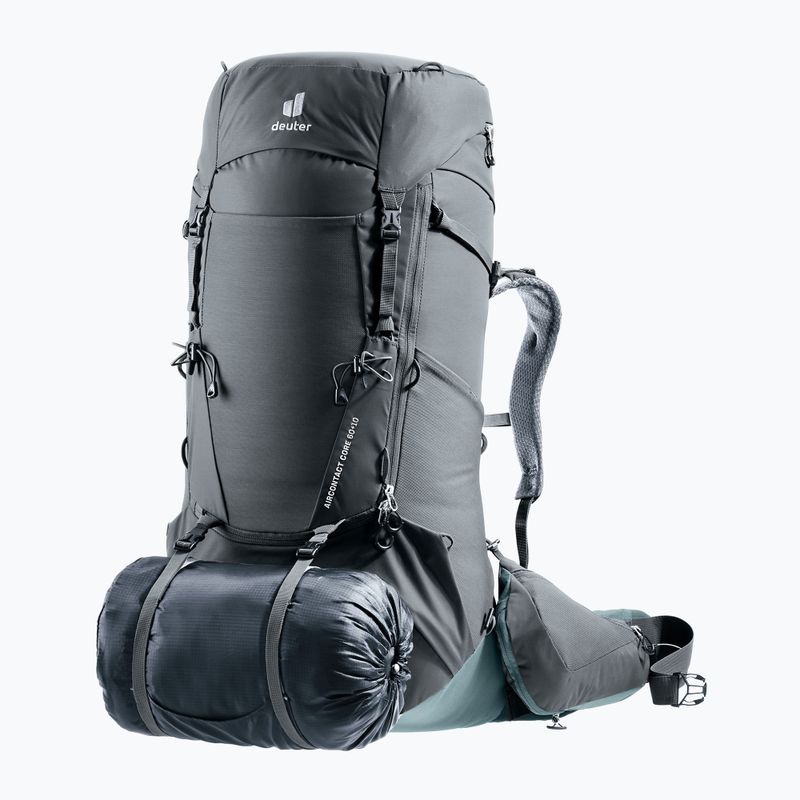 Trekový batoh deuter Aircontact Core 60+10 l graphite/shale 8