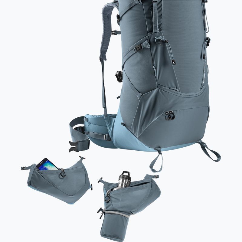 Trekový batoh deuter Aircontact Core 60+10 l graphite/shale 11