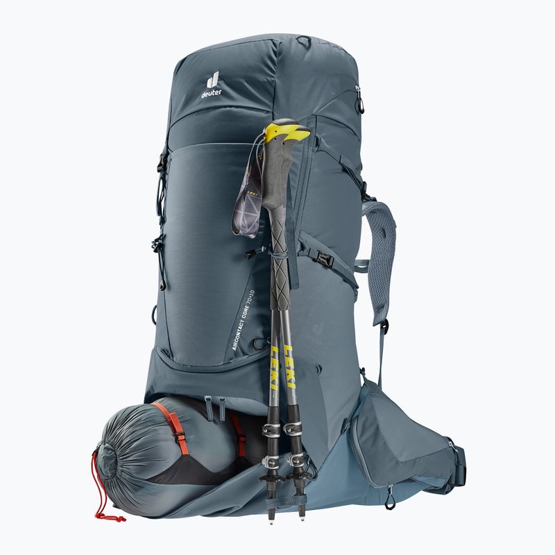 Trekový batoh  deuter Aircontact Core 70+10 l graphite/ shale 10