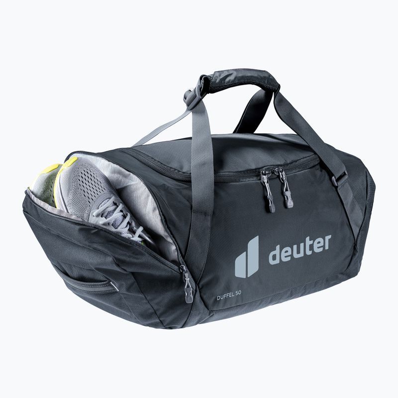 Cestovní taška deuter Duffel 50 l black 7