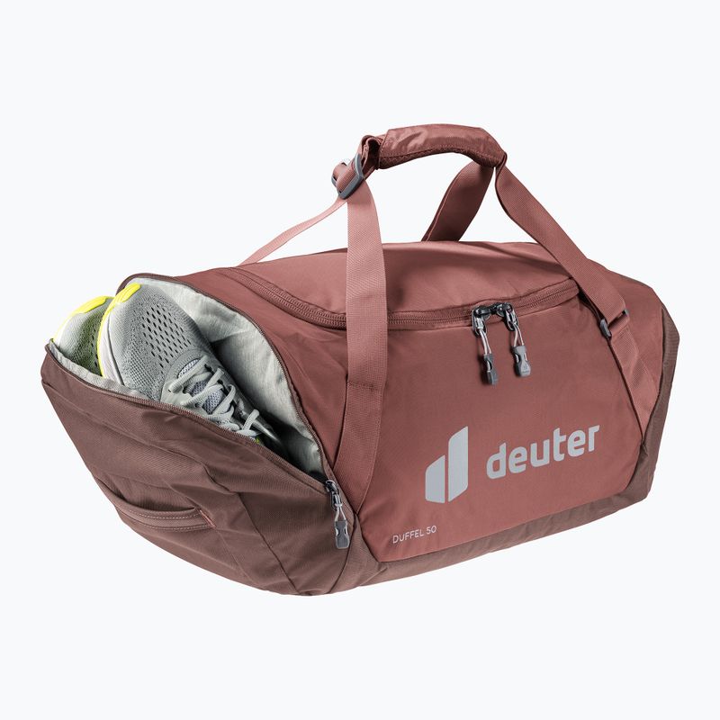 Cestovní taška deuter Duffel 50 l caspia/raisin 7