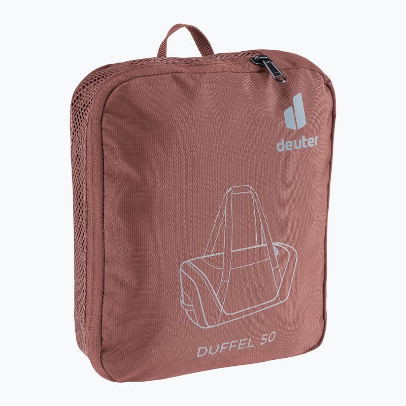 Cestovní taška deuter Duffel 50 l caspia/raisin 8