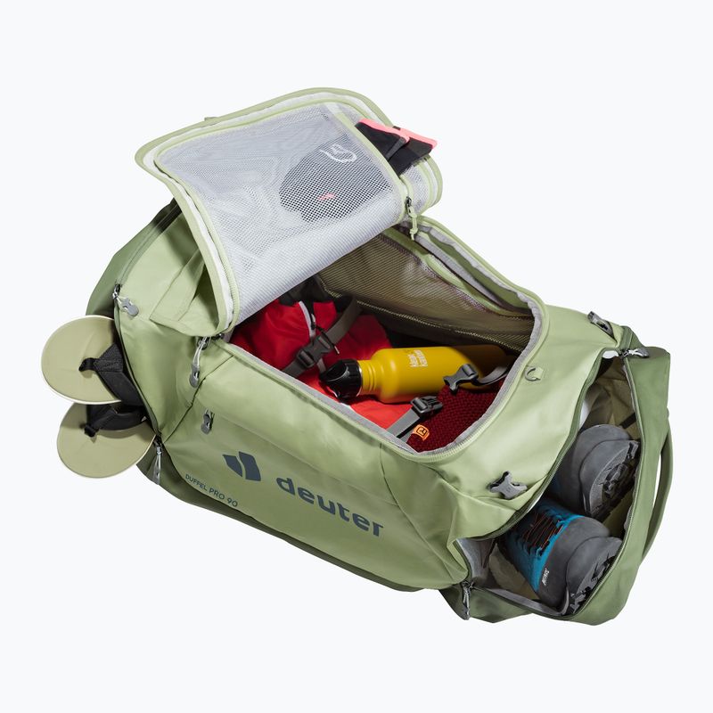 Cestovní taška Deuter Duffel Pro 90 l mineral/ grove 8