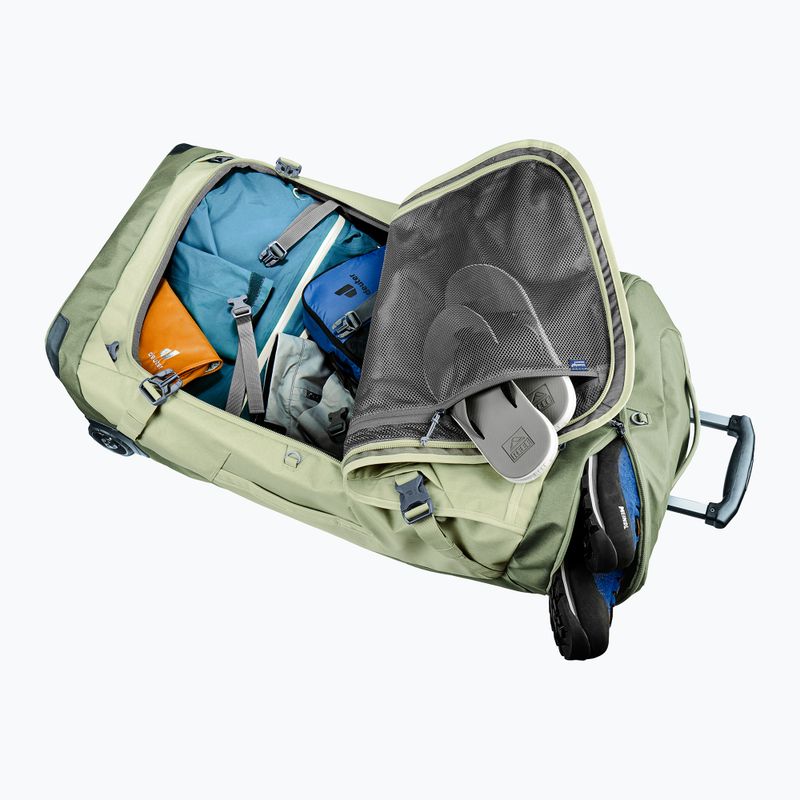 Cestovní kufr deuter Duffel Pro Movo 90 l mineral/grove 10