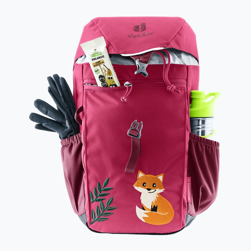 Dětský batoh  deuter Waldfuchs 10 l ruby/ maron 8