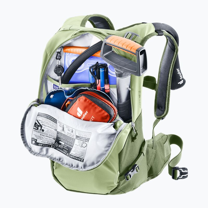 Batoh deuter Freecline 15 mineral/grove 9