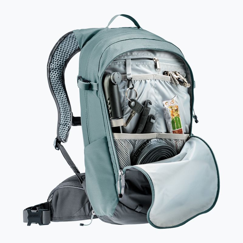 Dámský cyklistický batoh deuter Compact 12 + 3 SL graphite/shale 13