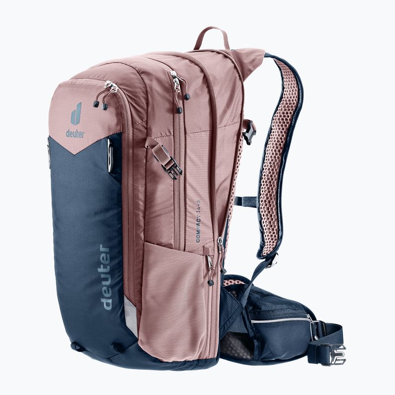 Cyklistický batoh deuter Compact 14 + 3 l ink/ashrose 6