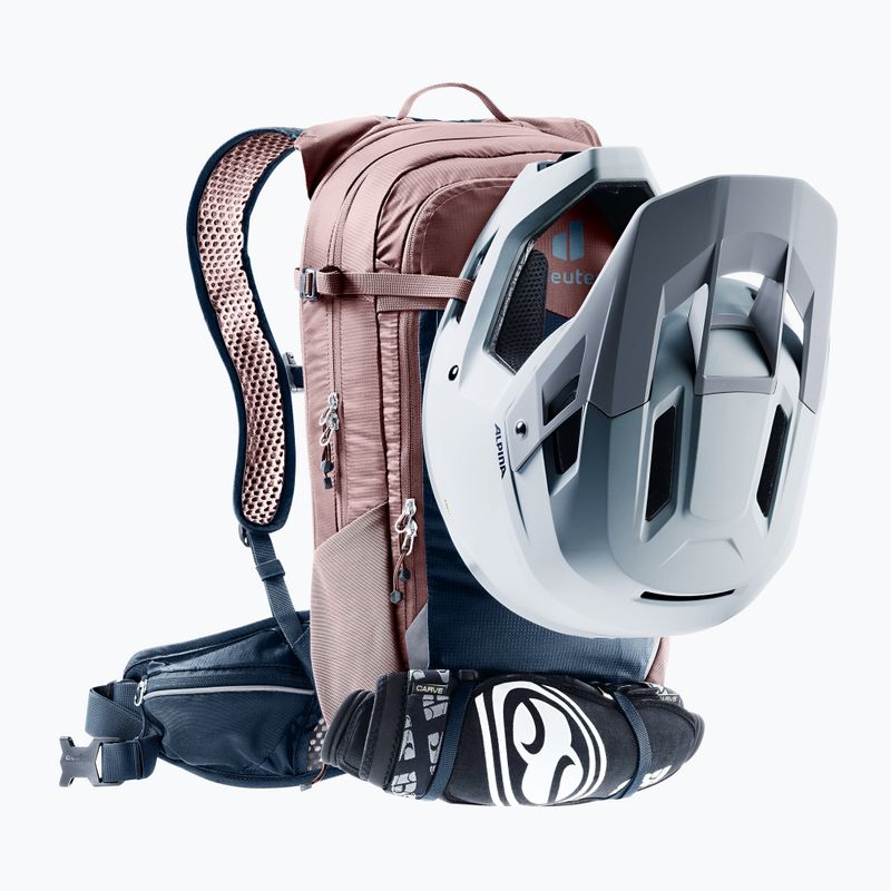 Cyklistický batoh deuter Compact 14 + 3 l ink/ashrose 8