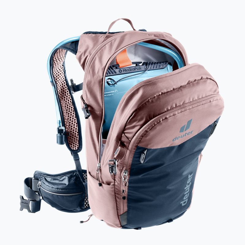 Cyklistický batoh deuter Compact 14 + 3 l ink/ashrose 11