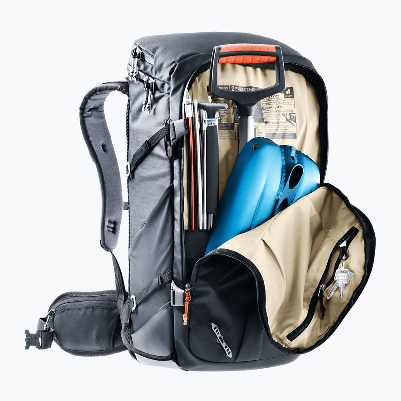 Turistický batoh deuter Jaupack Pro 34+14 l black 10
