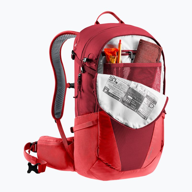 Turistický batoh Deuter Futura 27 l masala-cherry 6