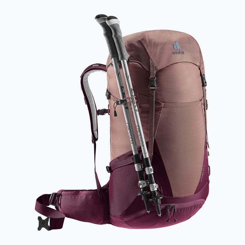 Dámský turistický batoh deuter Futura 30 l SL ashrose-cassis 6