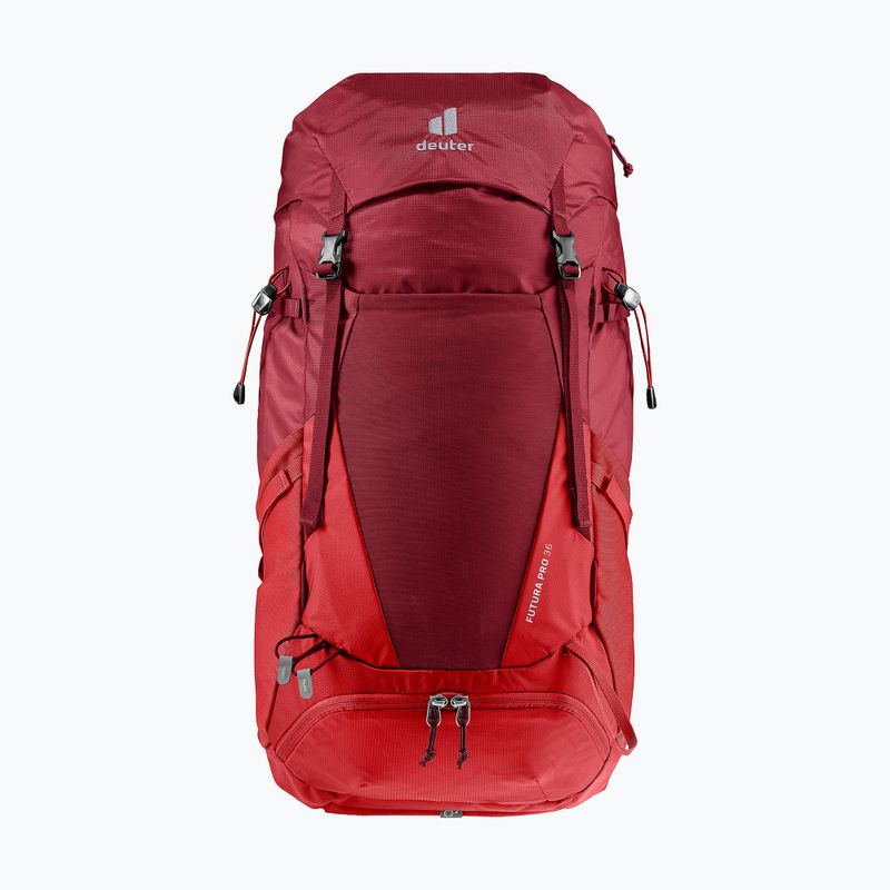 Turistický batoh deuter Futura Pro 36 l masala/cherry