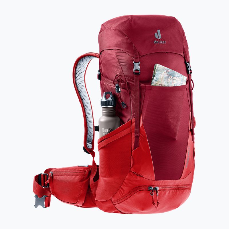 Turistický batoh deuter Futura Pro 36 l masala/cherry 11