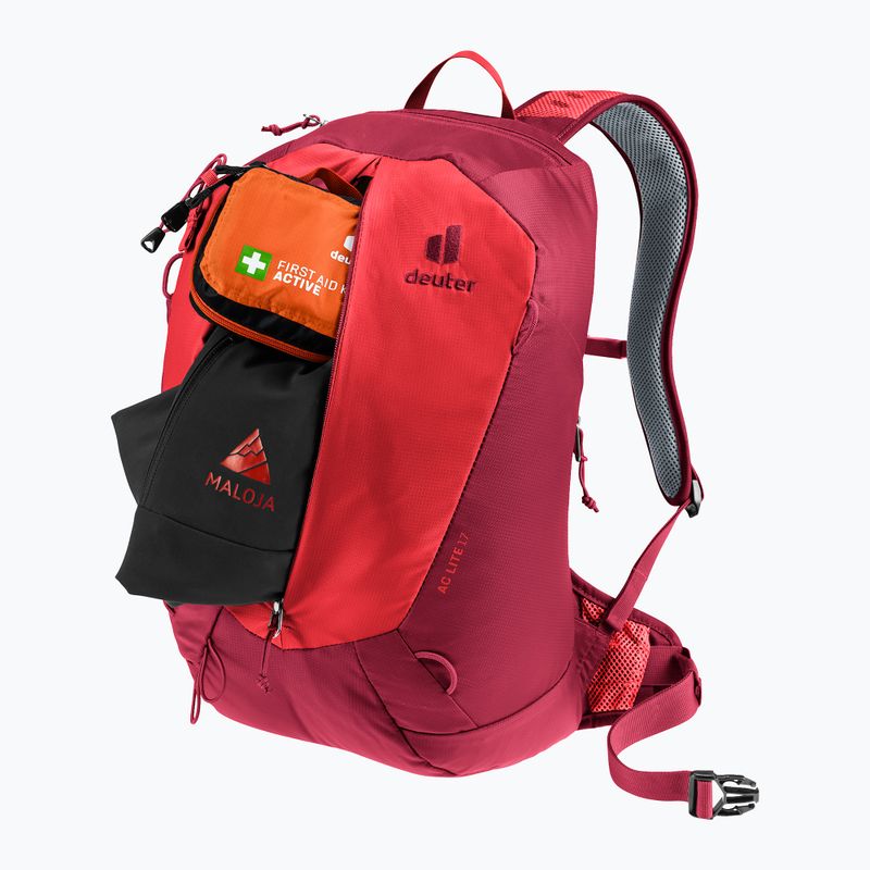Turistický batoh Deuter AC Lite 17 l cherry-masala 11