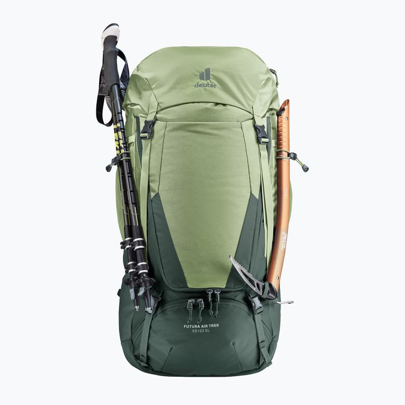 Dámský trekingový batoh deuter Futura Air Trek 55 + 10 l SL grove/ivy 6