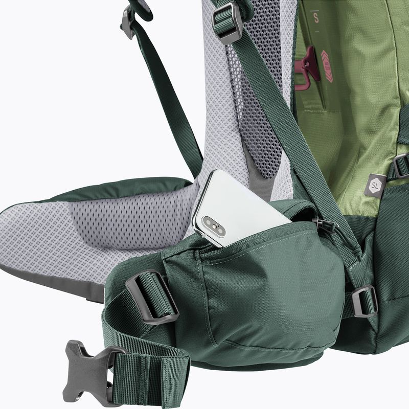 Dámský trekingový batoh deuter Futura Air Trek 55 + 10 l SL grove/ivy 10
