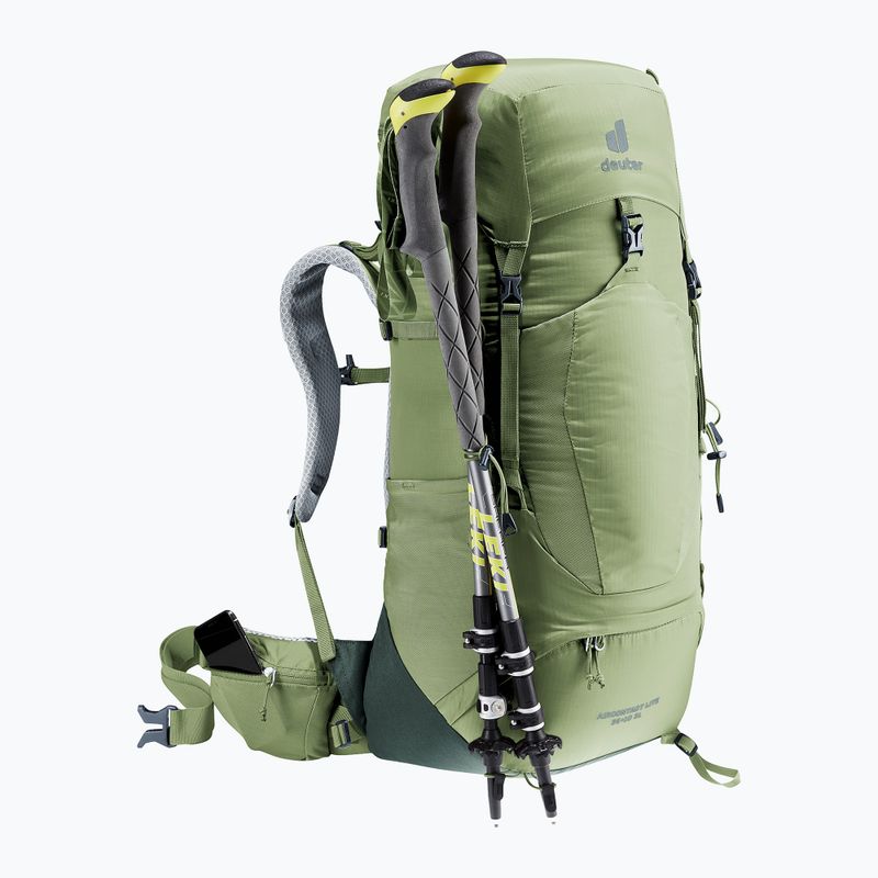 Dámský trekingový batoh deuter Aircontact Lite 35 + 10 l SL grove/ivy 8