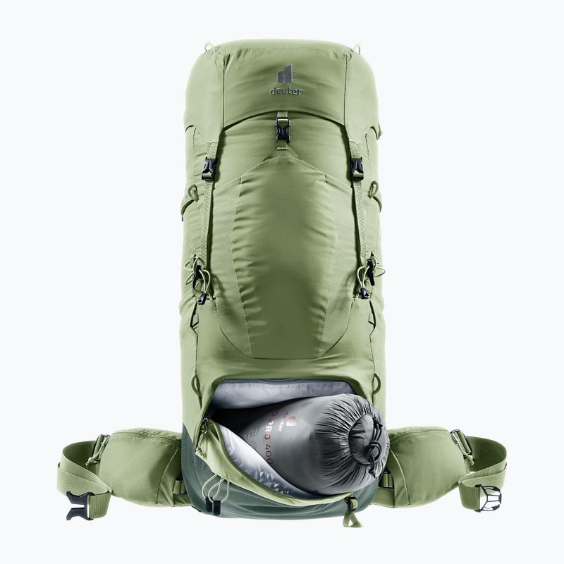 Dámský trekový batoh deuter Aircontact Lite 45 + 10 SL grove/ivy 10