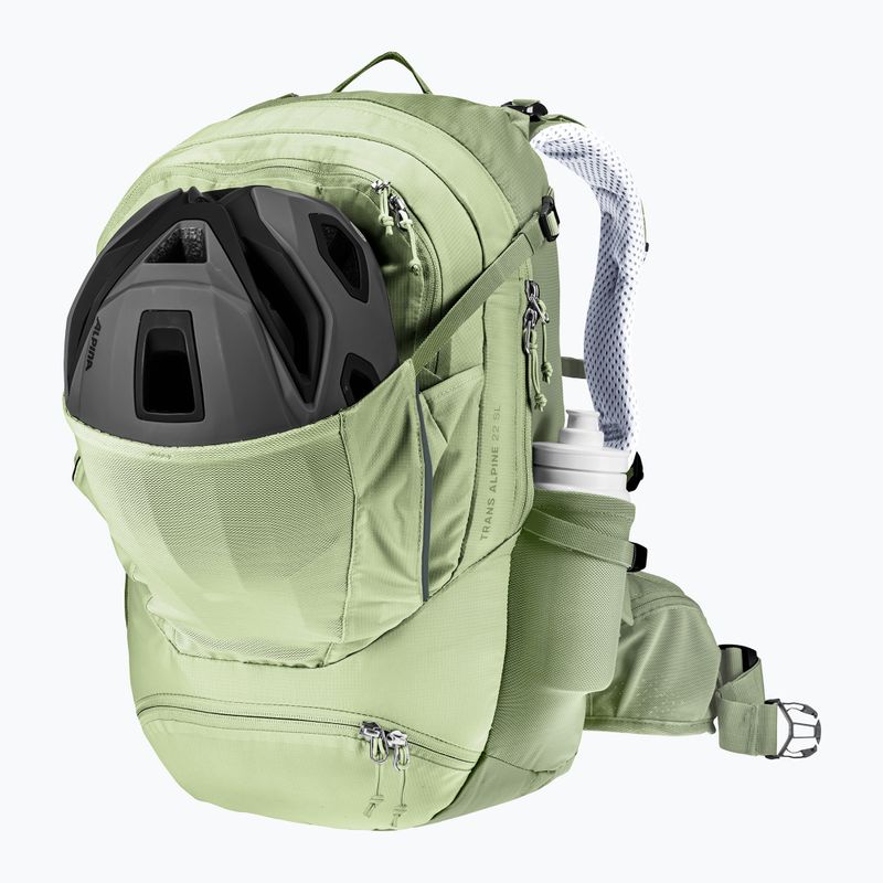 Dámský cyklistický batoh deuter Trans Alpine 22 l SL mineral/grove 8