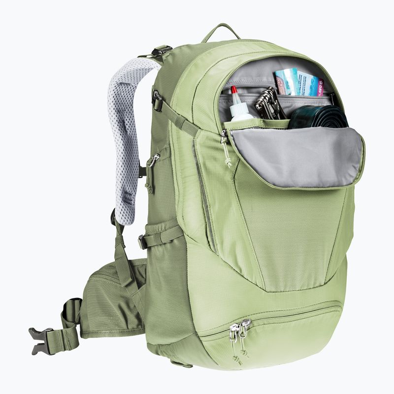 Dámský cyklistický batoh deuter Trans Alpine 22 l SL mineral/grove 9