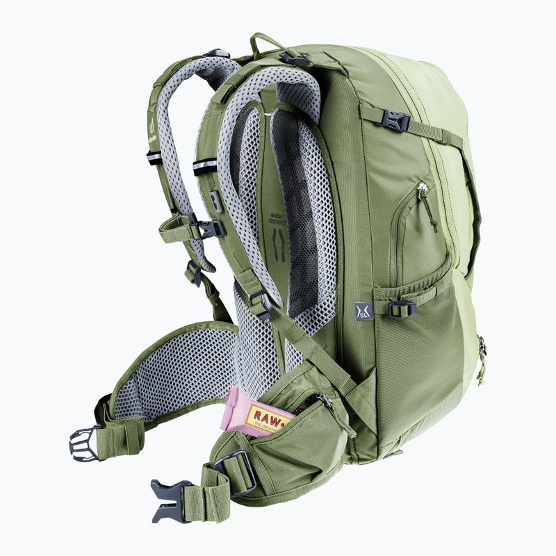 Dámský cyklistický batoh deuter Trans Alpine 22 l SL mineral/grove 14