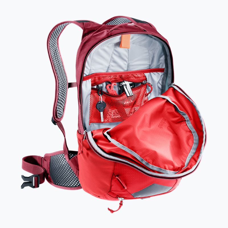 Cyklistický batoh Deuter Race 16 l cherry/masala 8