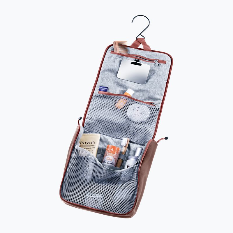 Kosmetická taštička deuter Wash Center II black caspia/raisin 2