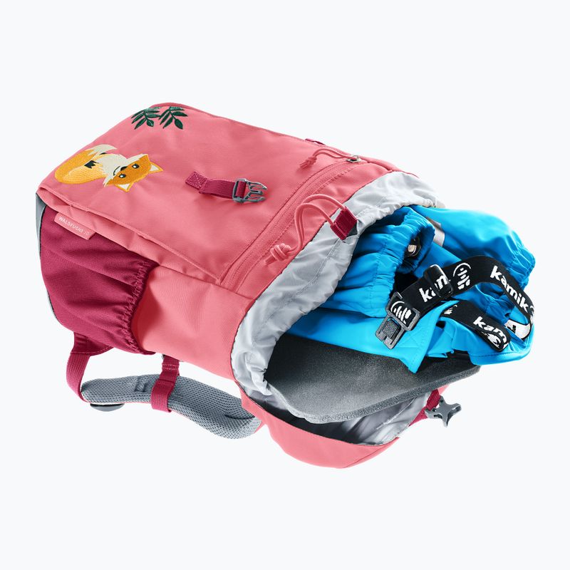 Dětský turistický batoh deuter Waldfuchs 10 l dahlia/raspberry 10