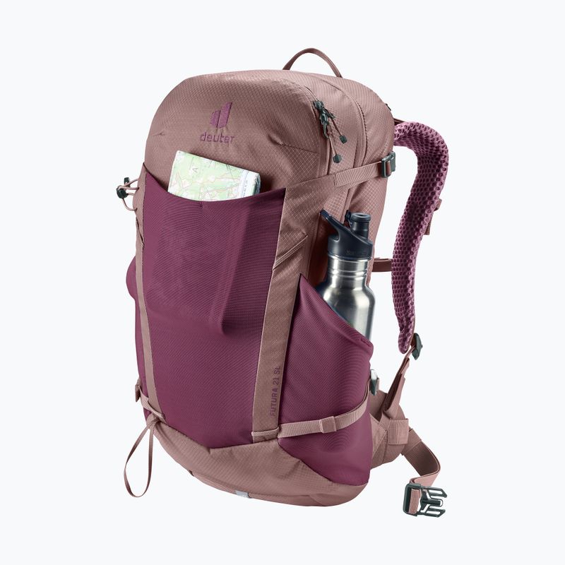 Turistický batoh deuter Futura 21 l SL cassis/ashrose 9