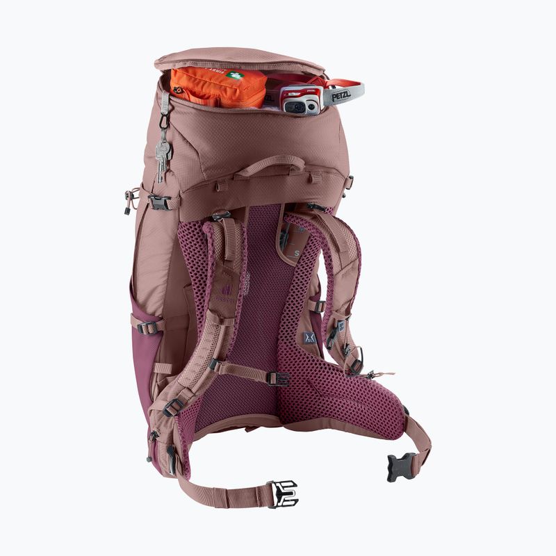 Trekový batoh deuter Futura Pro 34 l SL cassis/ashrose 13