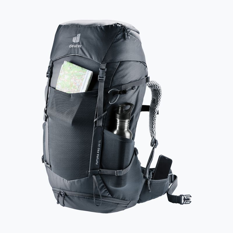 Trekový batoh deuter Futura Pro 38 l SL black 8