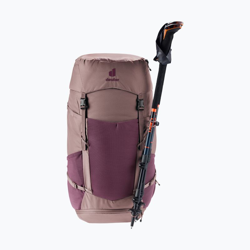 Trekový batoh deuter Futura Pro 38 l SL cassis/ashrose 8