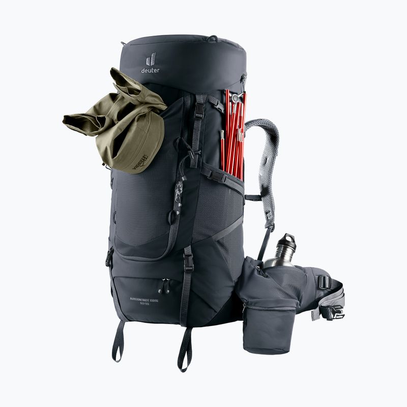 Trekový batoh deuter Aircontact Core 50 + 10 l black 4