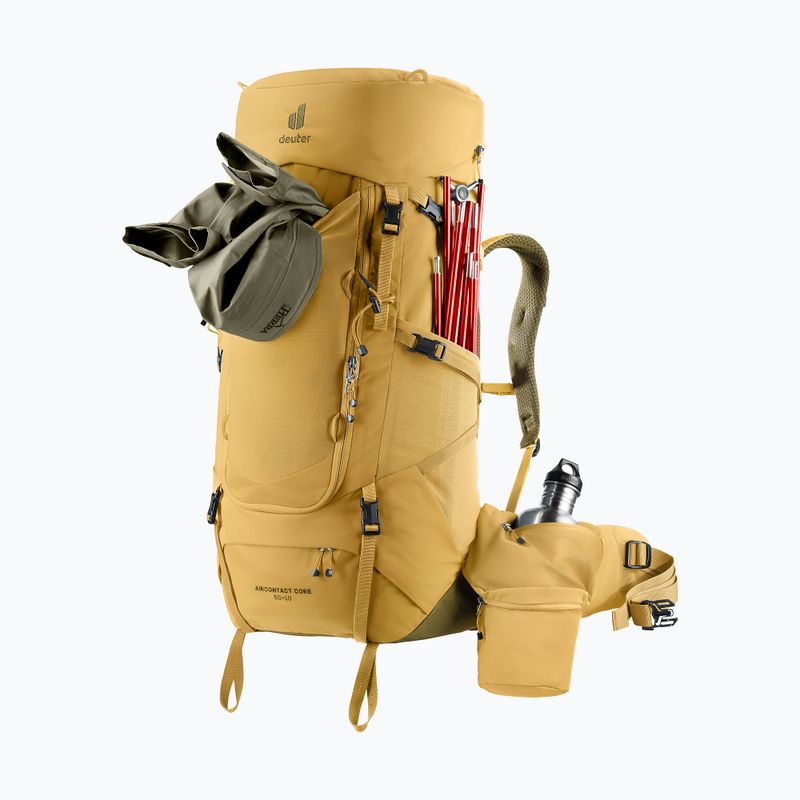 Trekový batoh deuter Aircontact Core 50 + 10 l savanna/nori 7