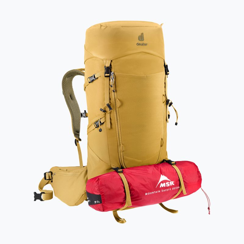 Trekový batoh deuter Aircontact Core 50 + 10 l savanna/nori 8