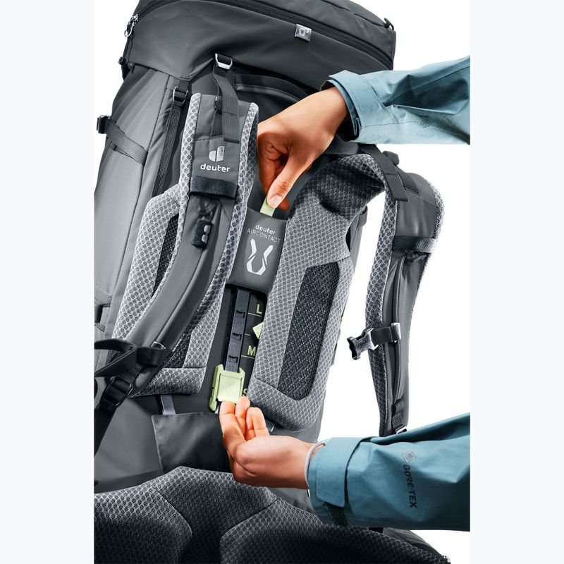 Trekový batoh deuter Aircontact Core 55 + 10 l SL graphite 13