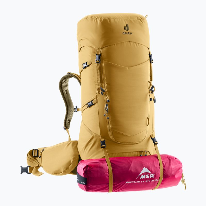 Trekový batoh deuter Aircontact Core 55 + 10 l SL savanna/nori 7