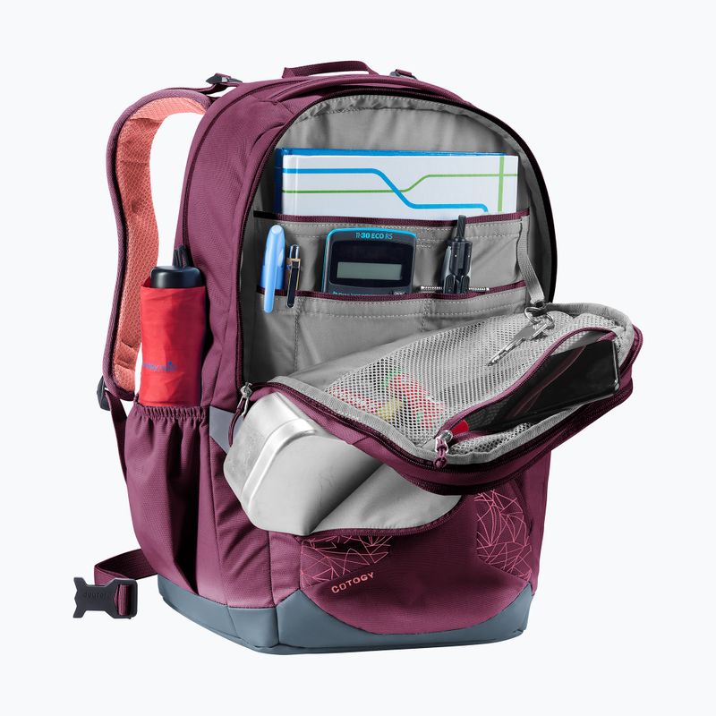 Městský batoh deuter Cotogy 28 l cassis/dahlia 10