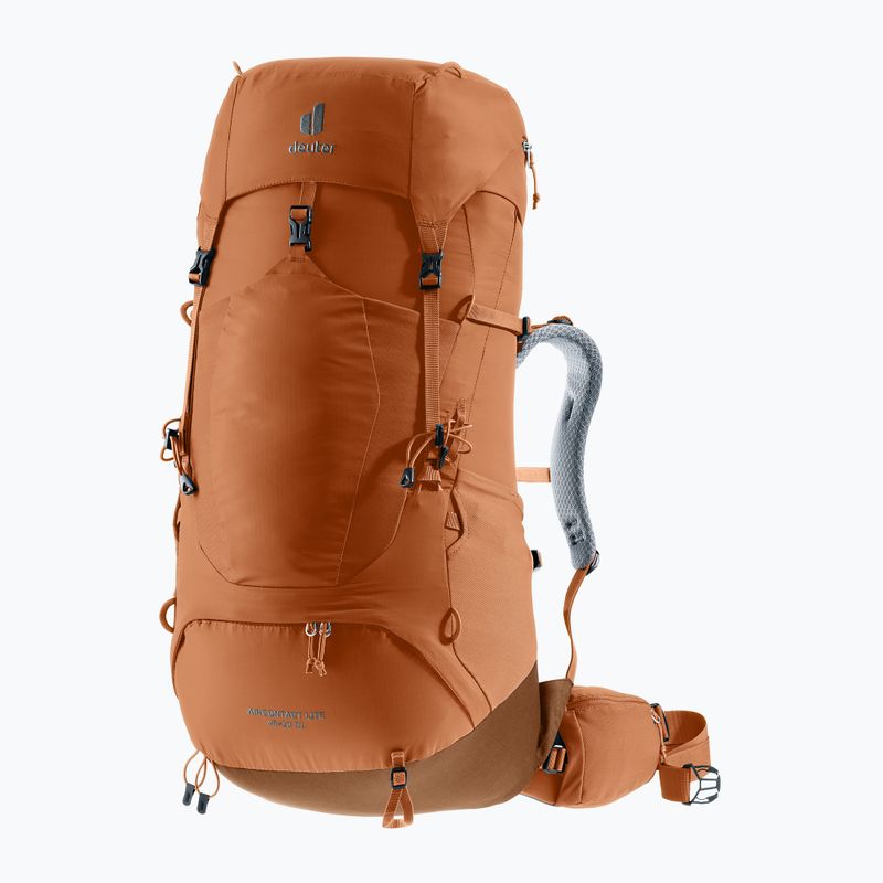 Dámský trekingový batoh deuter Aircontact Lite 45 + 10 l SL pecan/mocha 2
