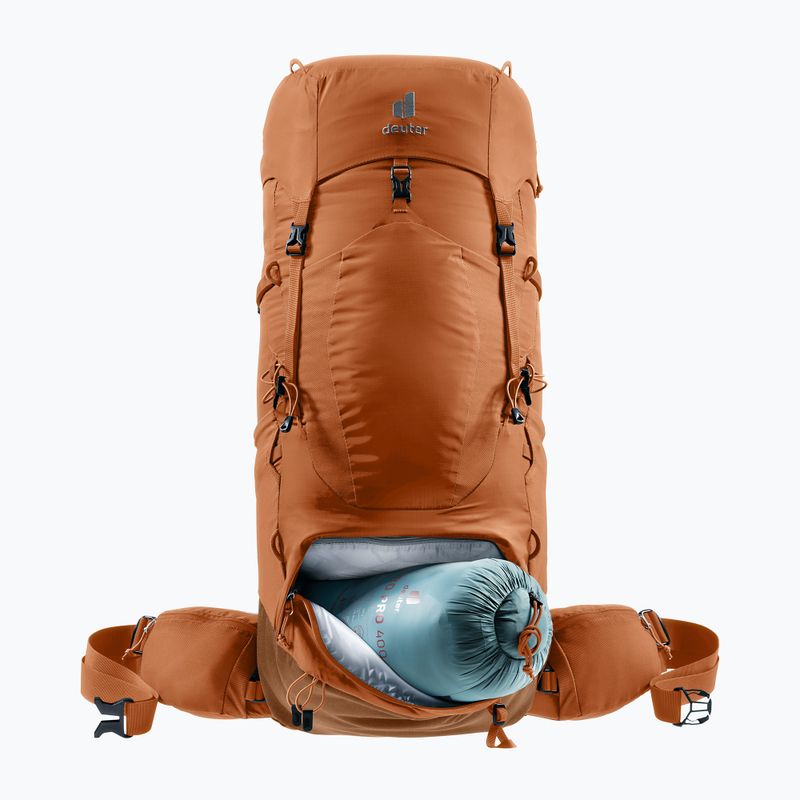 Dámský trekingový batoh deuter Aircontact Lite 45 + 10 l SL pecan/mocha 9