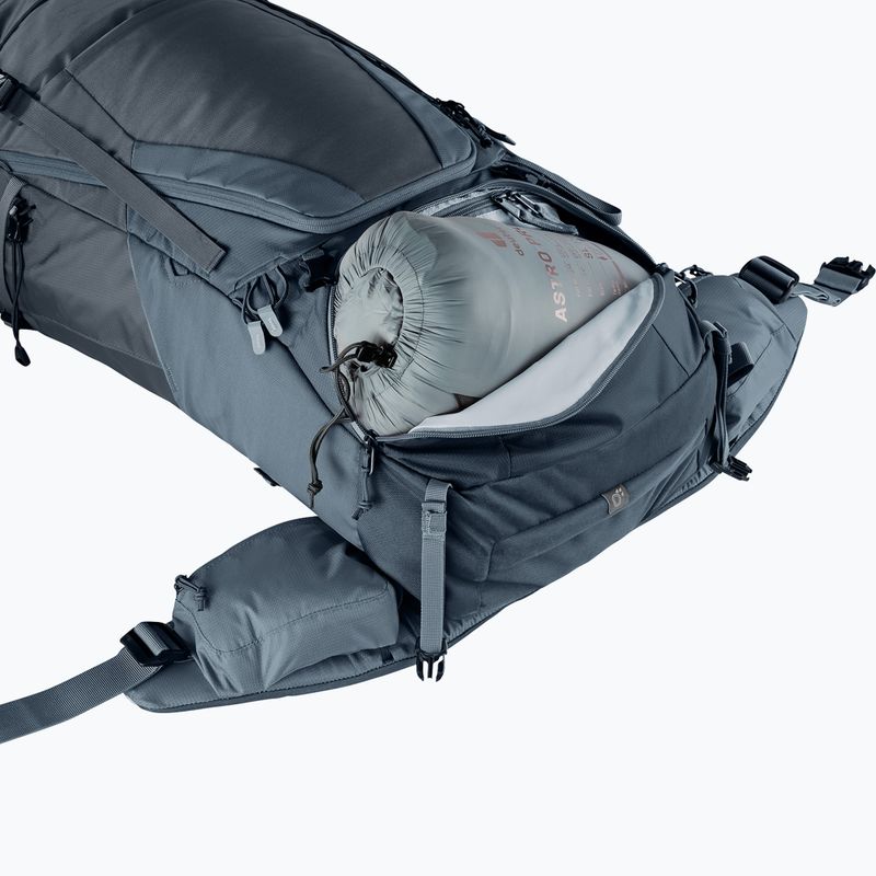 Trekový batoh deuter Aircontact Lite 50 + 10 l black/graphite 10