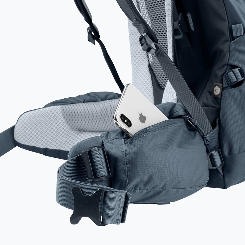 Trekový batoh deuter Aircontact Lite 50 + 10 l black/graphite 12