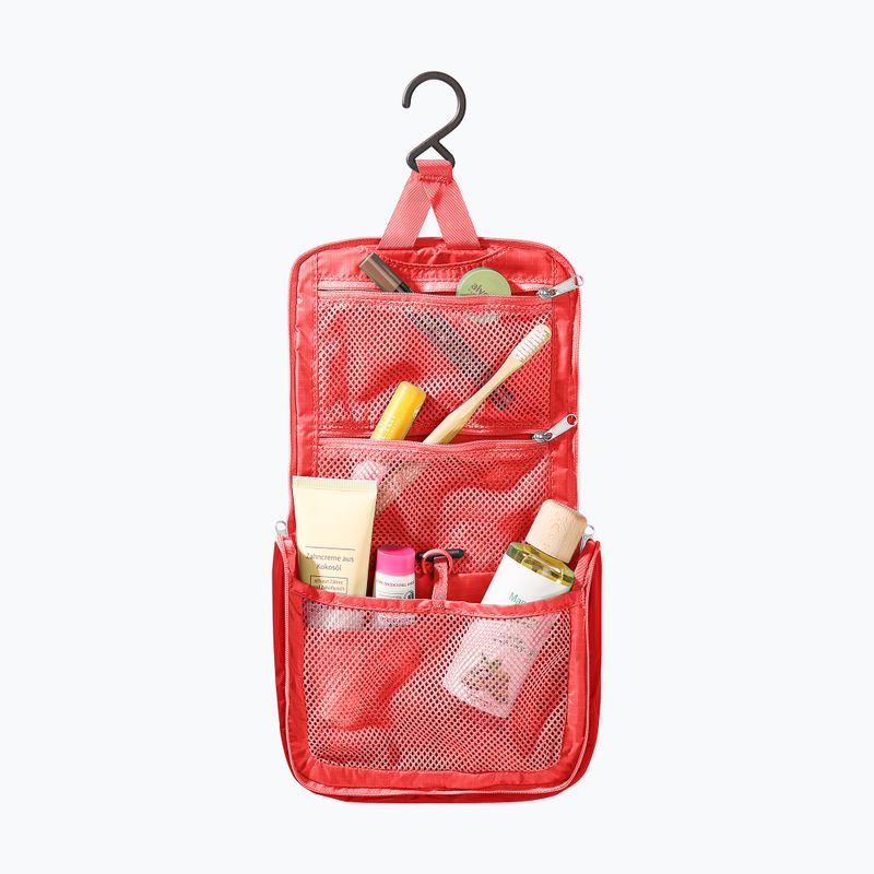 Cestovní kosmetická taštička Deuter Wash Center Lite I poppy/crimson 2