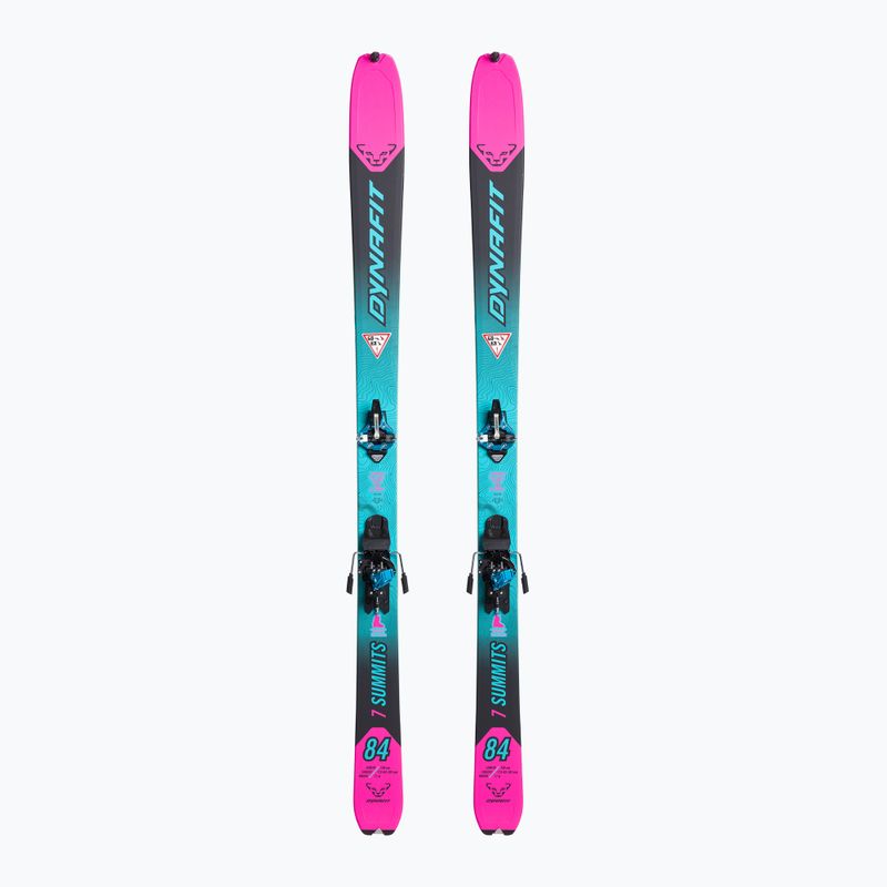 Dámské lyže DYNAFIT Seven Summits W + Radical Long Travel blue-pink 08-0000048495