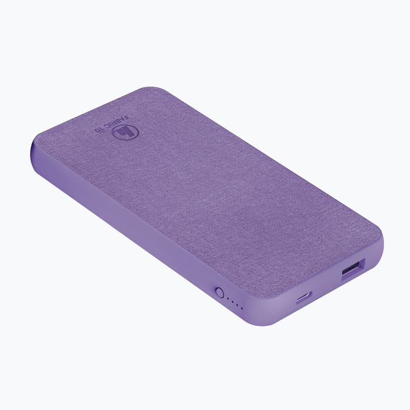 Powerbanka Hama Fabric 10 Power Pack 10000 mAh fialová 1872600000