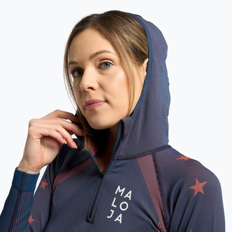 Maloja dámská mikina BlaumeiseM navy blue 34123-1-8581 5